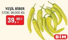 YEŞİL BİBER KG
